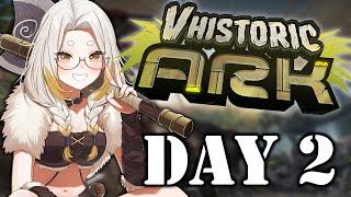 【ARK SURVIVAL EVOLVED】My Dinosaurs DIED?!! Day 2!【#VHistoricARK】