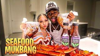 SEAFOOD MUKBANG / Q&A ft. WOODA 