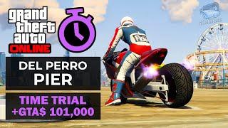 GTA Online Time Trial - Del Perro Pier (Under Par Time)