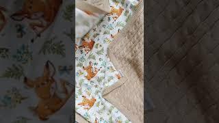 Baby blanket with deers / Детский плед с оленями