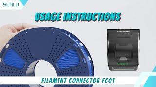 SUNLU Filament Connector FC01 - Usage Instructions #sunlu #3dprinted #3dprinting