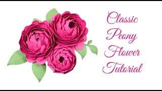 Step by Step Easy Peony Paper Flower Tutorial