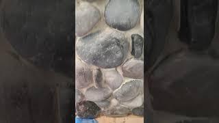#diy stone fireplace