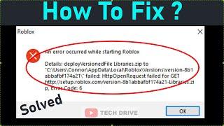 How to Fix Roblox "An error occured while starting Roblox Studio" Error On Windows 11/10/8/7 - 2022