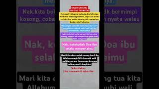 KASIH SAYANG IBU SEPANJANG MASA