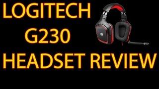 Logitech G230 Gaming Headset Review + Microphone Test Stereo Gamer Headphones Overview