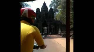 Travelling Between Temples at Angkor