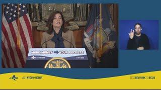 Governor Kathy Hochul makes a cost of living announcement