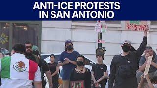 Anti-ICE protests in San Antonio | FOX 7 Austin