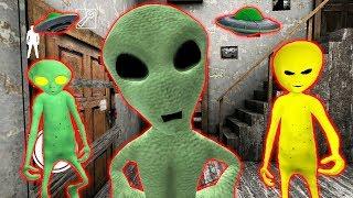 ТАЙНОЕ Убежище ПРИШЕЛЬЦЫ СОСЕДИ ГРЕННИ Зона 51 - Alien Neighbor Area 51 Escape Granny ДЕЛАЮ КОНЦОВКУ