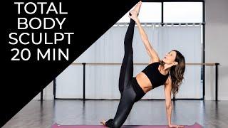 20 MIN TOTAL BODY SCULPT HOME WORKOUT | TONE YOUR BODY AT HOME