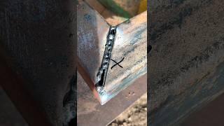 how to repair the welding of a thin square tube with a hole