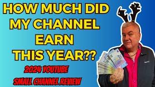 How Much SMALL YouTube Channels ACTUALLY Make in a year!  #youtubeearnings #youtubeincome