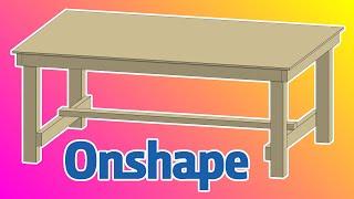 Workshop Table Onshape CAD Tutorial & Cut List | Finish in 10 Minutes