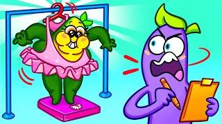 Beauty Pageant at School?! 🩰 | Avocado’s Ballerina Makeover | Funny Cartoon