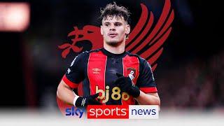 Milos Kerkez at Liverpool's training ground with hopes of completing formalities of move