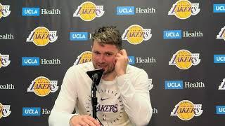 Luka Doncic Talks LeBron James Making History, Getting More Comfortable With Lakers Teammates