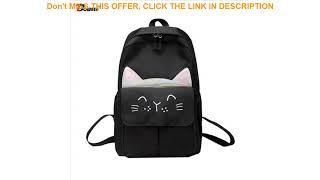 Cute Cat Teenager Girls School Bags Backpack School Women Bookbags Creative Colorful Cartoon Large