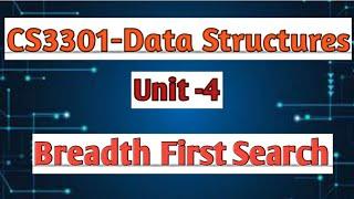 Breadth First Search (BFS) in data structures tamil||CS3301||Anna university reg-2021.#cse