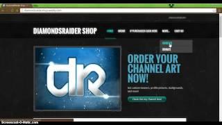 Website Tour: DiamondsRaider Shop