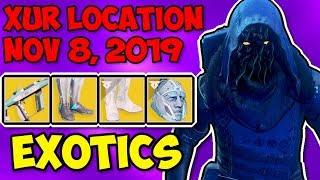 Destiny 2 Xur Location & Exotics - November 08, 2019