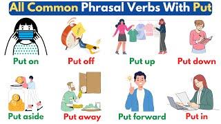 All Common Phrasal Verbs With Put | Put Phrasal Verbs | English Vocabulary