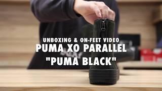 Puma X XO Parallel "Puma Black" Unboxing & On feet Video at Exclucity