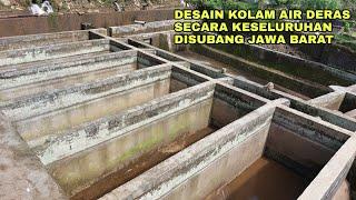 DESAIN KOLAM AIR DERAS SECARA KESELURUHAN DISUBANG JAWA BARAT