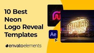 10 Best Neon Logo Reveal Templates | After Effects Templates