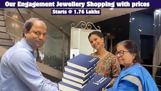 Our Engagement JEWELLERY shopping vlog |Buying best South Indian jewellery Hyderabad ️