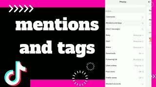 How to Fix mentions And tags On Tiktok app 2025