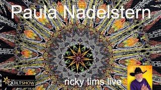 Ricky Tims LIVE - Paula Nadelstern at the Houston Quilt Show 2024