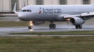 First Sharklets Airbus A321 for American Airlines - First Landing at (XFW) Hamburg-Finkenwerder