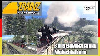 Trainz Railroad Simulator | SAUSCHWÄNZLEBAHN | Dampflok | TRS 2019/2022 | Gameplay [Deutsch]