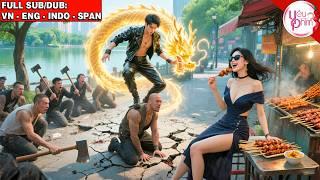 Retired War God Eats Skewers with Wife, Mocked by Thugs, One Move Breaks All Their Bones