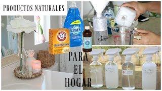 LOS MEJORES PRODUCTOS NATURALES PARA LIMPIAR TU HOGAR