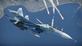 War Thunder | DEV Server | SU-30SM Flanker thrust vectoring R-73 fight!