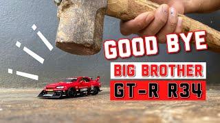 Good Bye!!! Big brother, GT-R R34 Sky line...:Just For Fun 02