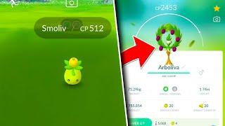 HOW TO CATCH SMOLIV IN POKEMON GO! Evolving Smoliv into Arboliva