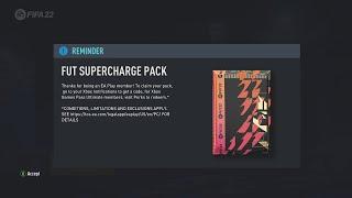 HOW TO GET THE FUT SUPERCHARGE PACK ON XBOX! FIFA 22 ULTIMATE TEAM