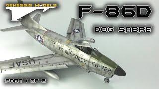 F-86D "Dog Sabre" : Rapid Video Build : Revell : 1/48 Scale Model : Part 1 fo 2