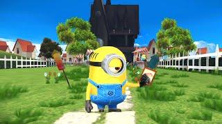 Despicable Me Minion Rush Mel minion on a special mission The Rise of Minions Pt.1 Residential Area