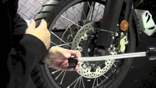 R&G Racing Fork/Axle Protector install on Triumph Tiger 800XC