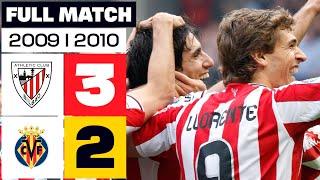 Athletic Club - Villarreal CF (3-2) LALIGA 2009/2010 FULL MATCH