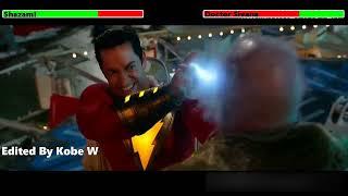 Shazam vs. Dr. Sivana (Final Fight) with healthbars