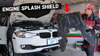 BMW ENGINE SPLASH SHIELD UNDERCOVER REMOVAL REPLACEMENT BMW F30 F31 F34