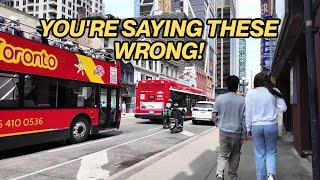 Commonly Mispronounced Toronto Street Names Walk (June 2025)