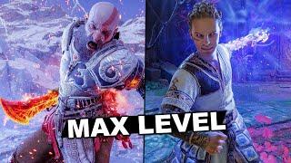 God of War Ragnarok - MAX LEVEL ZEUS BUILD Vs All Main Bosses (NO DAMAGE / GMGOW) 4K PS5