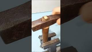 Amazing hammer handle making technique that you've probably never seen #shorts #diy #tips #tools