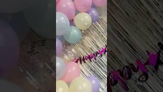 Beautiful Birthday Decorations #birthday #decoration #ideas #diy #shorts #youtubeshorts #viral